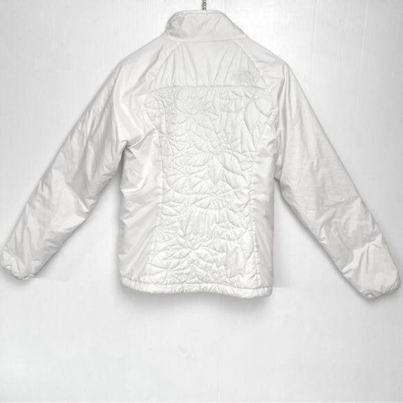 The North Face | White Quilted Puffer Jacket Small - Picture 4 of 8